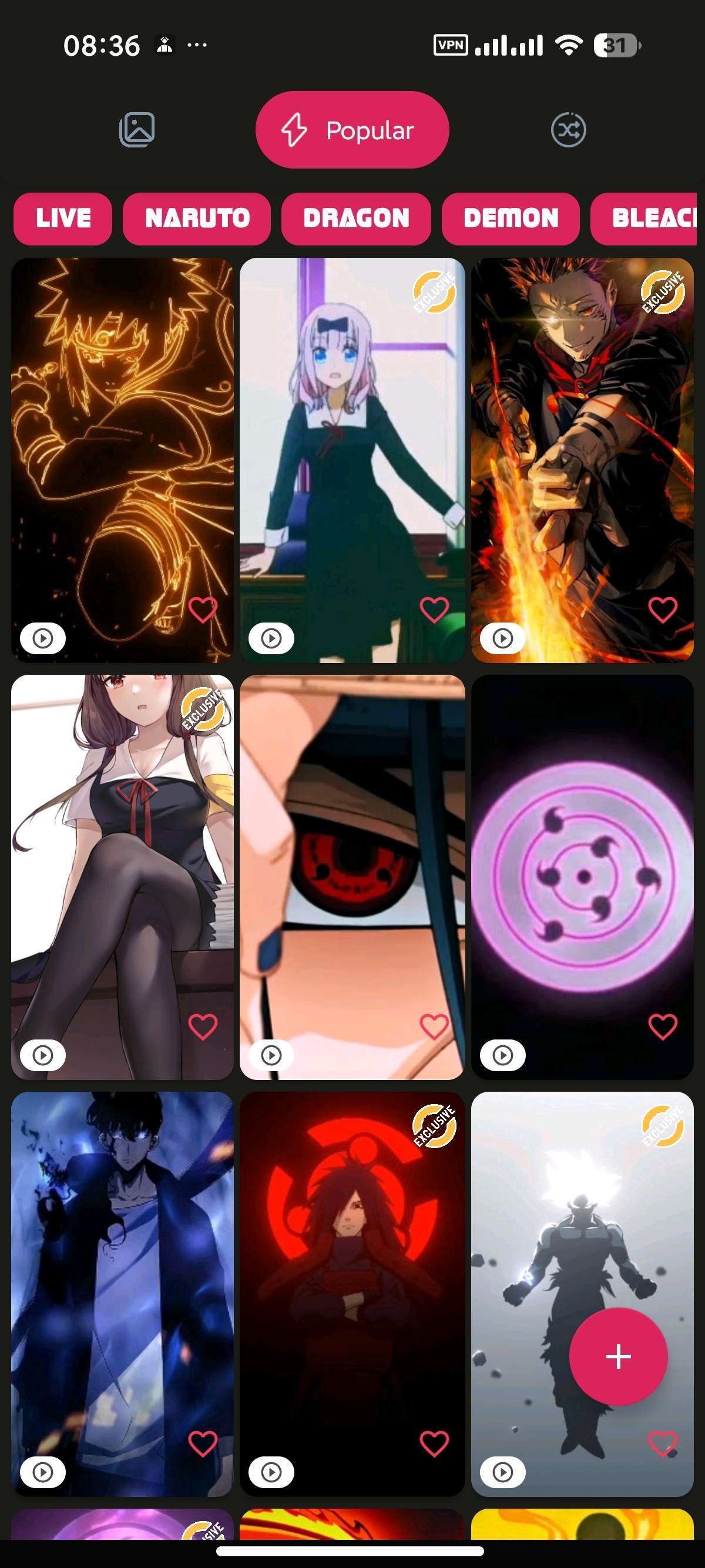 Anime Live Wallpapers 超过900万张高质量动漫壁纸